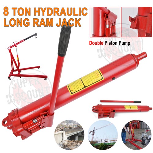 Hydraulic long ram jack cherry - hydraulic,