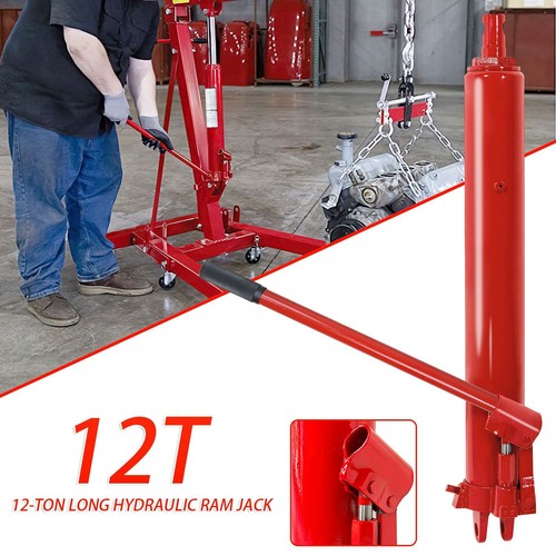 Hydraulic long ram jack cherry - long,